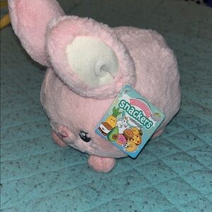 Snacker Friends Pink Bunny‎ Plush Toy